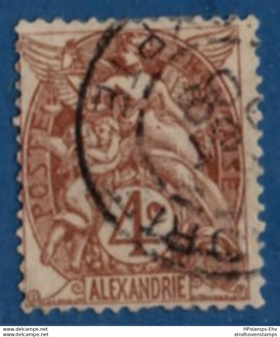 Alexandrie, 1902 4c Canceled 2104.1283 Alexandria Egypte - Oblitérés