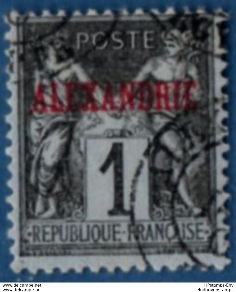 Alexandrie, 1899 1 C  Canceled 1 Stamp 2104.1260 Alexandria Egypte - Oblitérés