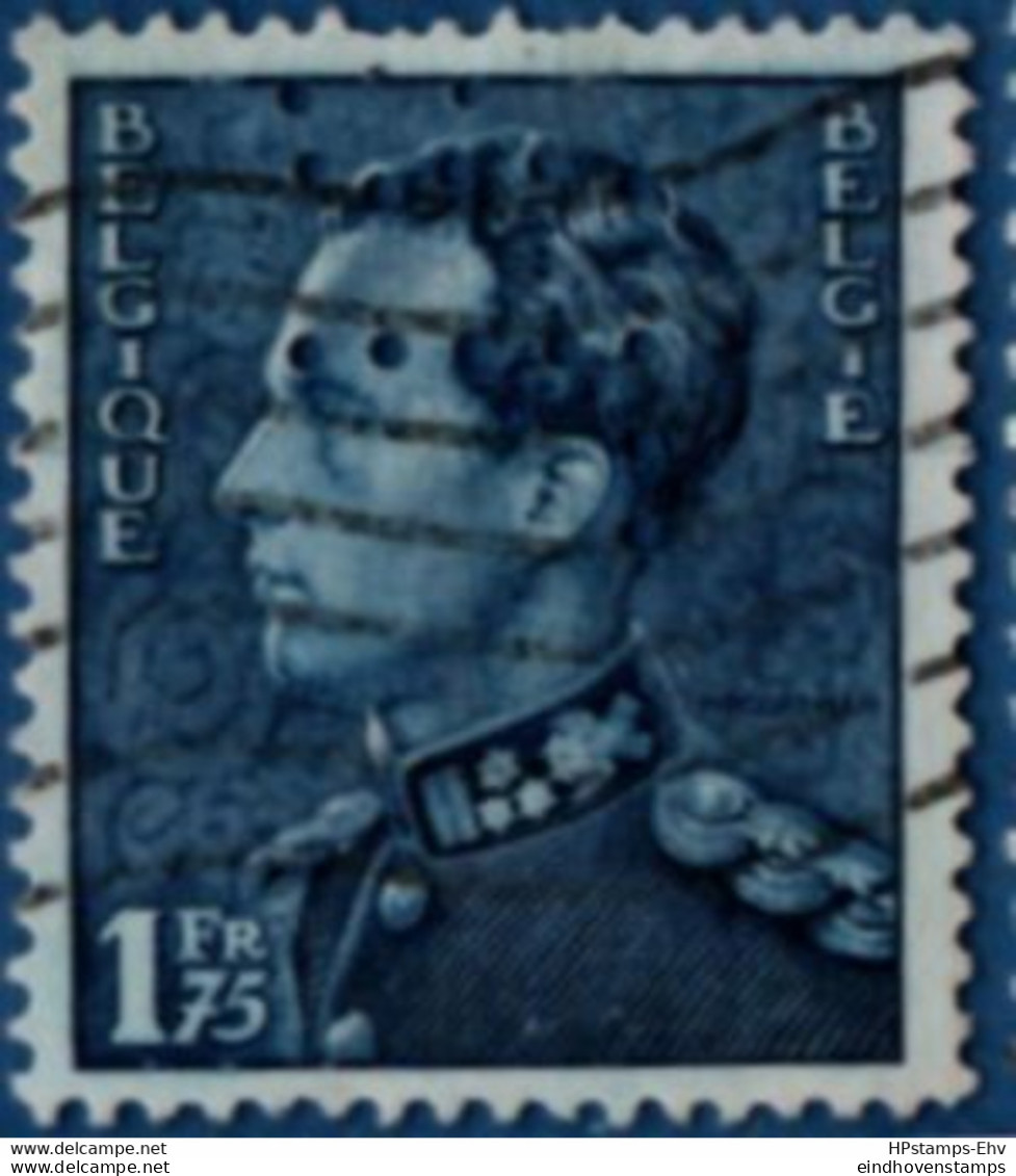 2106.1915 Belg 1936 Perfin RL On 1Fr75 Leopold IIII - 1934-51