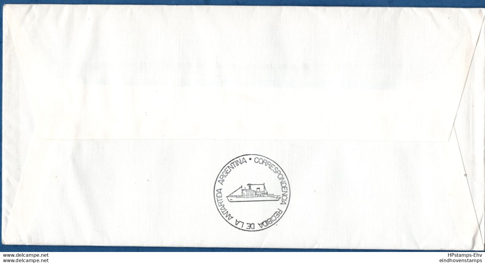 Antarctic Argentina 1982 Base Almit Brown Postmark 2106.1214, Sanaviron Peninsula, Graham Land, To Netherlands - Other & Unclassified