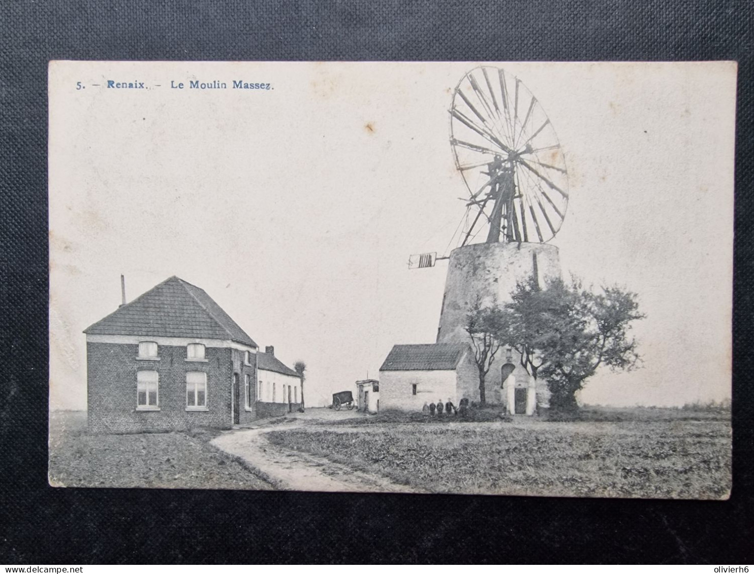 CP BELGIQUE (K01) RENAIX RONSE (2 Vues) Le Moulin Massez - Num 5 - Circulé En 1912 - Renaix - Ronse