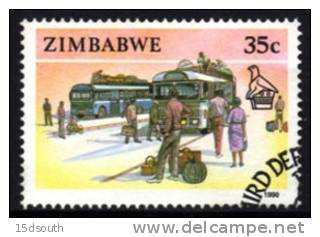 Zimbabwe - 1990 35c Buses (o) # SG 781 , Mi 431 - Bus