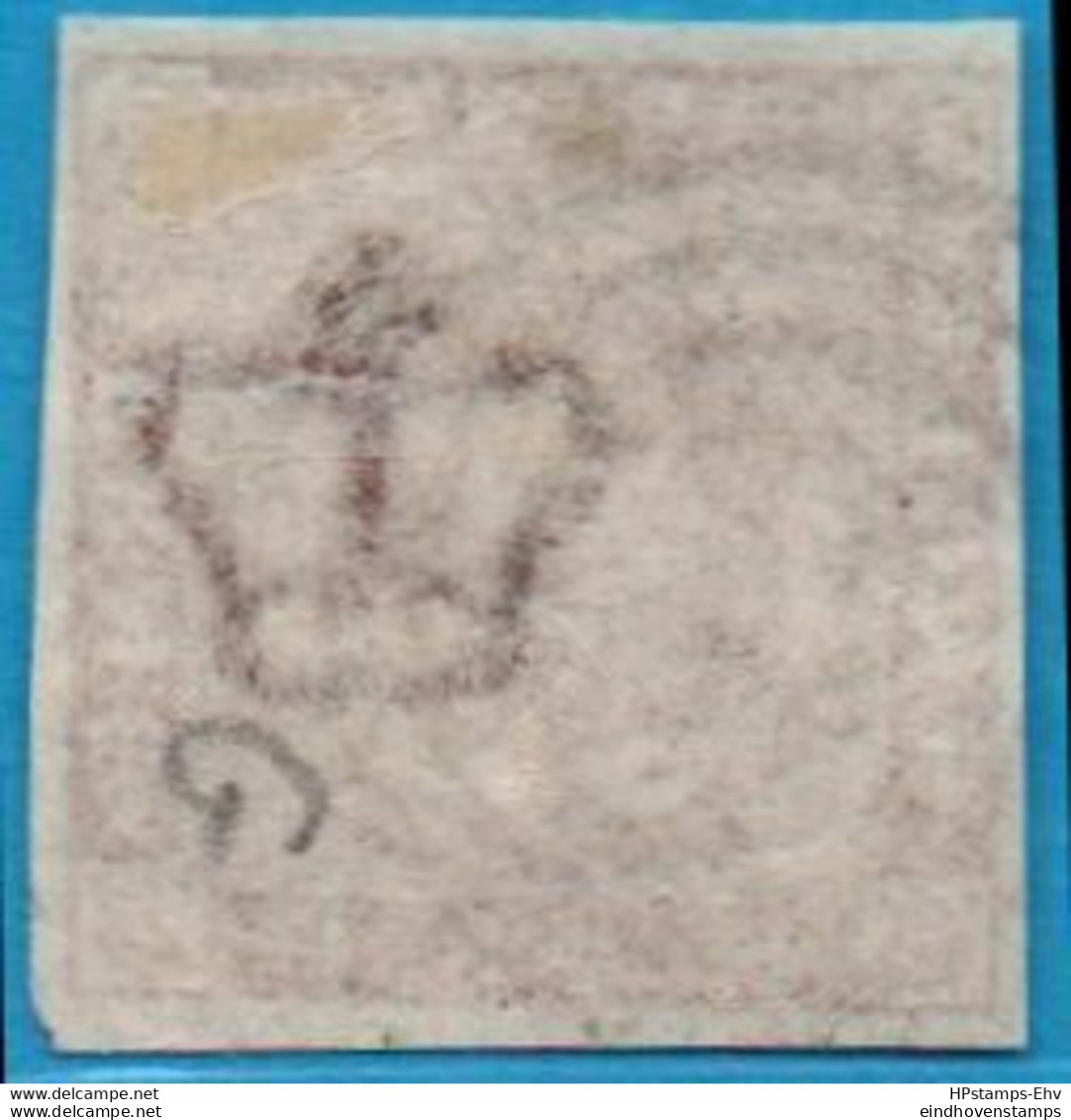 Danmark, 4  Sk 1858 Watermark II, Cancel 11 {Cappeln} H-58.01 - Usati