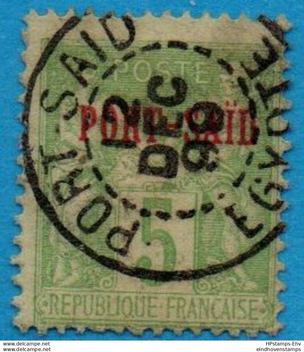 Port Said, 1899 5c Canceled 2302.2006 Egypte French Office - Oblitérés