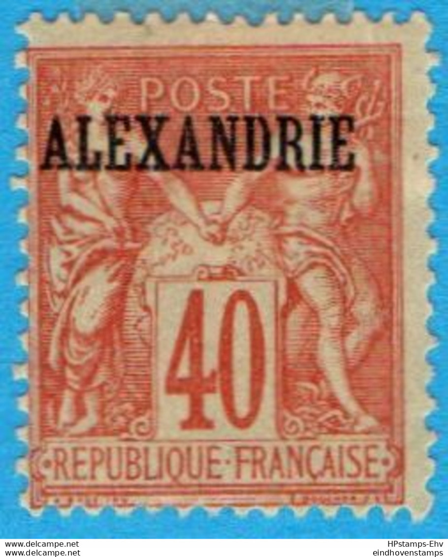 Alexandrie, 1899 40 C  MH 1 Stamp 2302.2004 Alexandria, Egypt French Office - Neufs