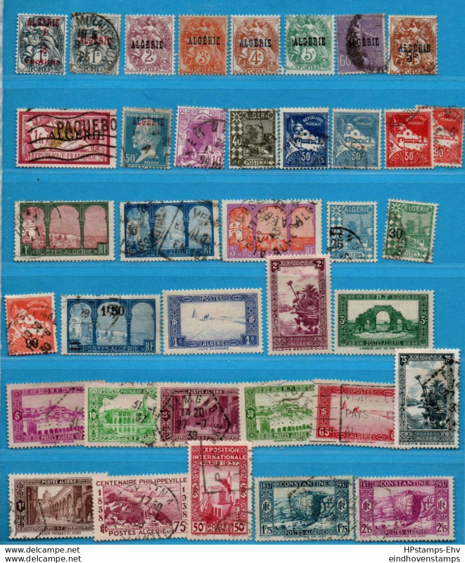 Algeria France 47 Stamps Uo To 1940 MH/cancelled  2302.1810 - Otros & Sin Clasificación