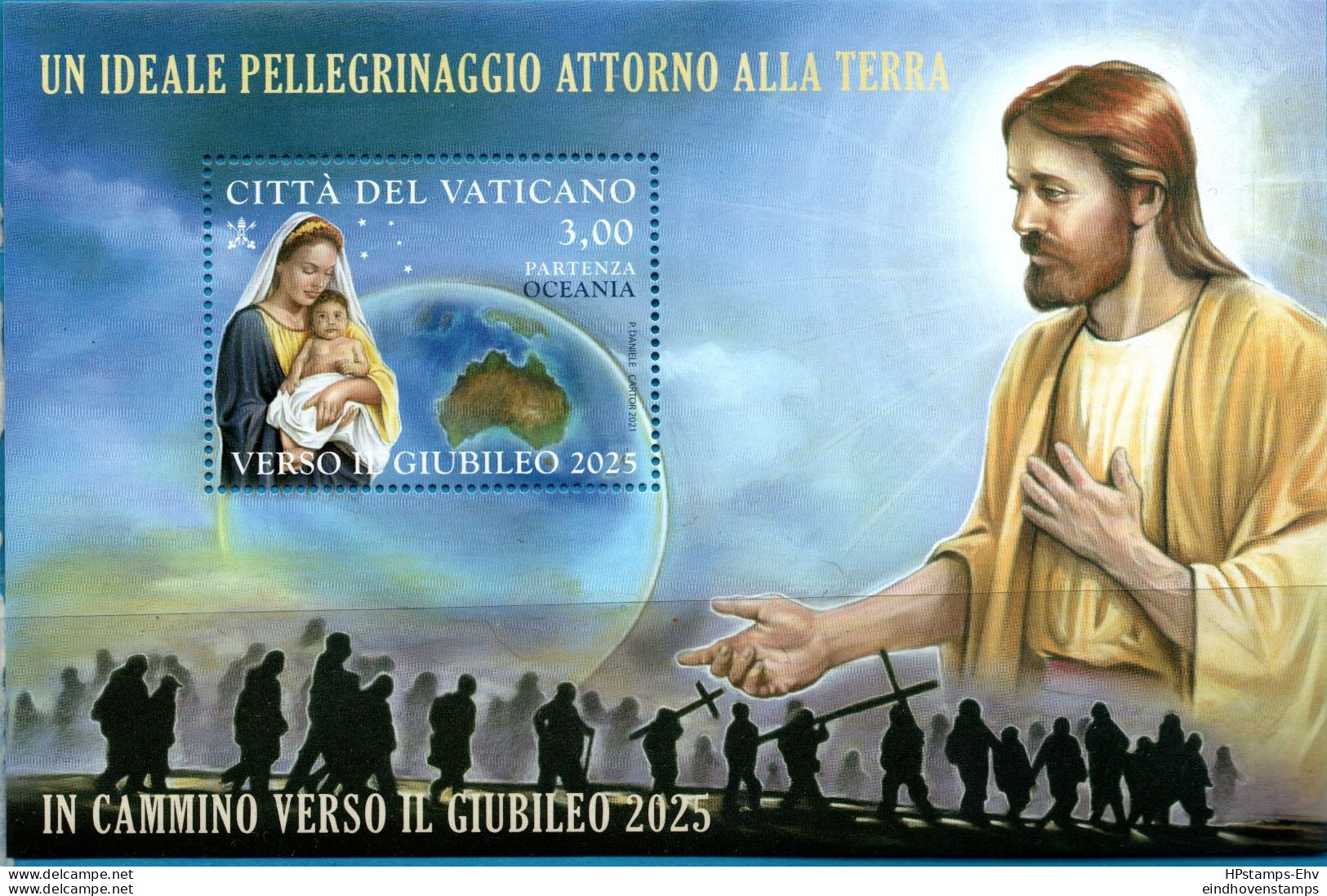 Vatican 2021 Pelgrimage Block Issue - Ungebraucht