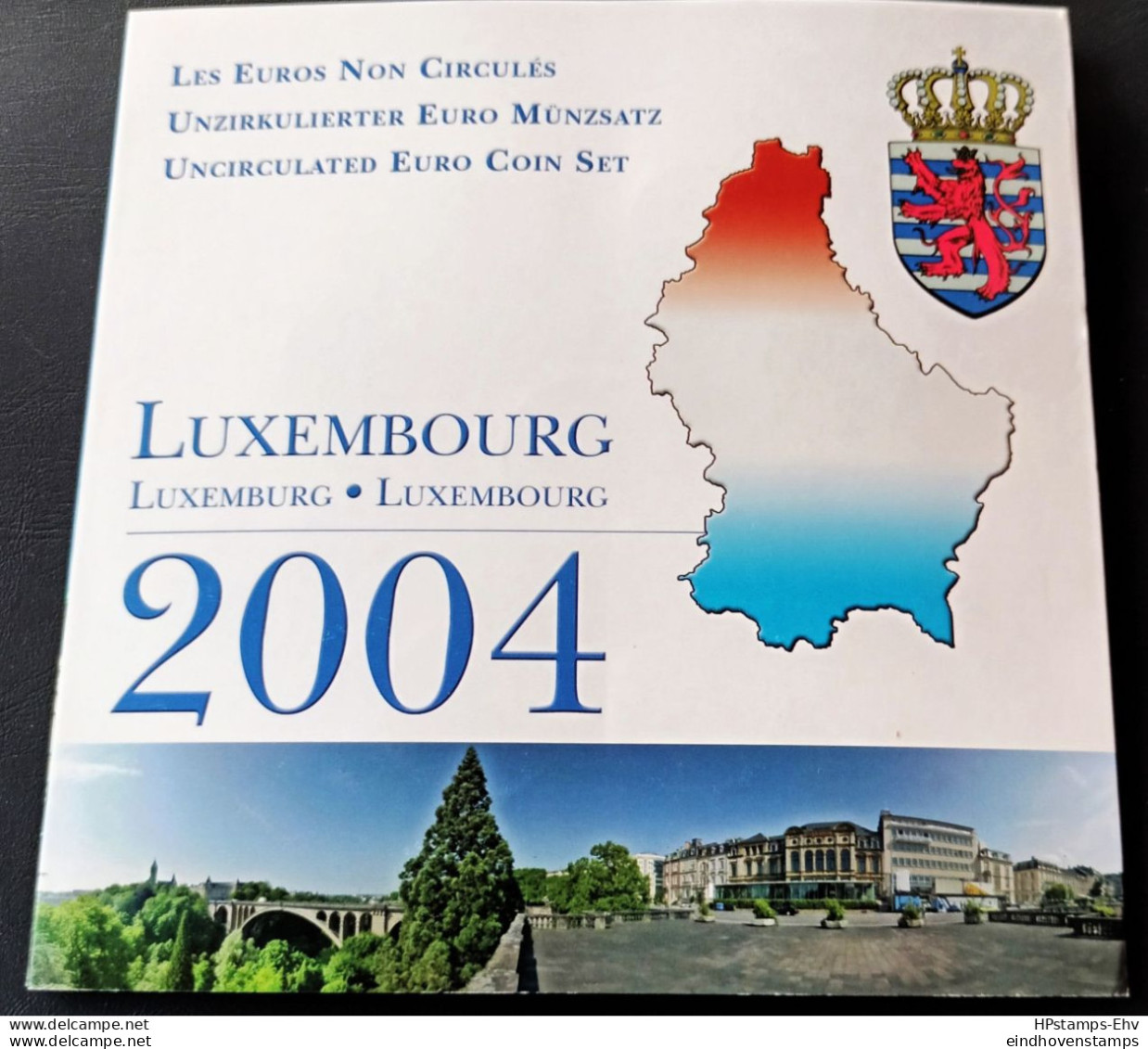 Euro Coins Official Set 2004 Palais Grand-Ducal - With Extra Commemorative € 2-coin :  9 Coins - Luxembourg