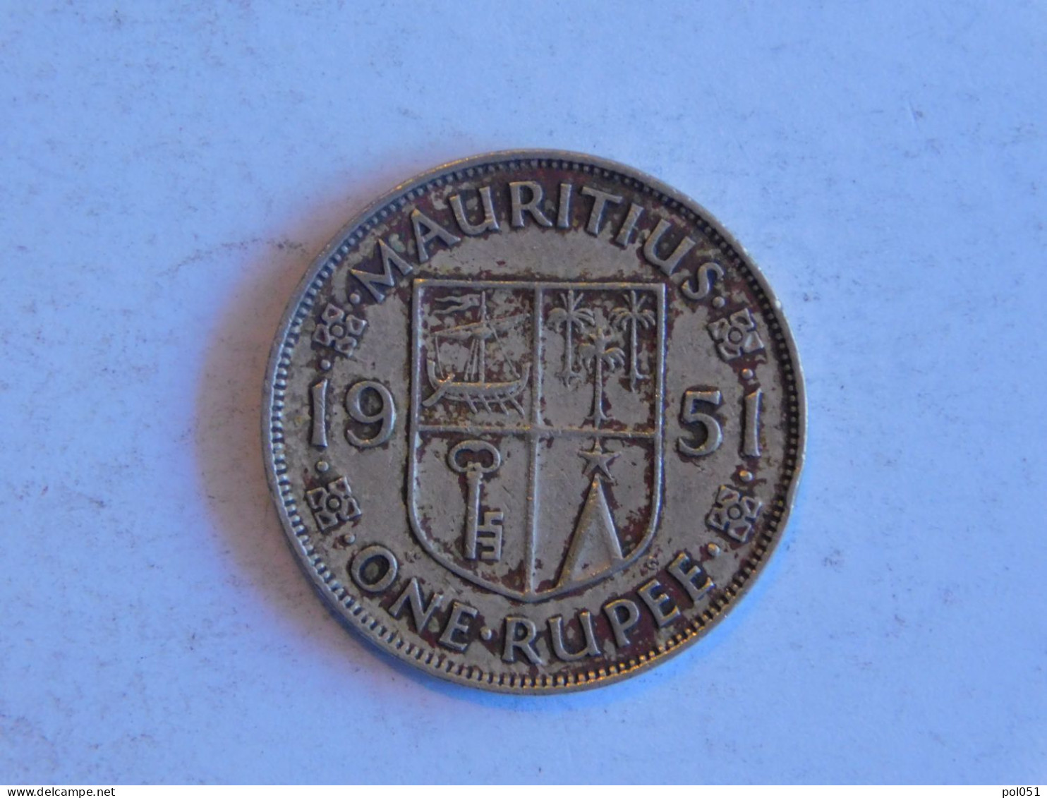 Ile Maurice Maurituis One Rupee 1951 - Maurice