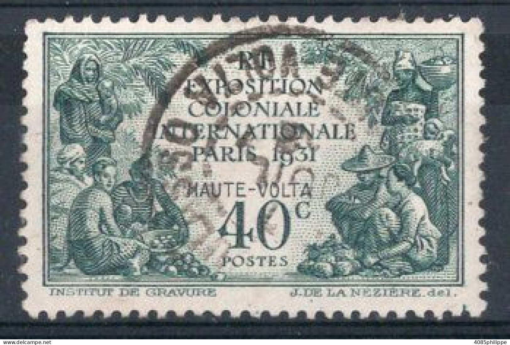 HAUTE-VOLTA Timbre-poste N°66 Oblitéré TB Cote : 5.00€ - Used Stamps