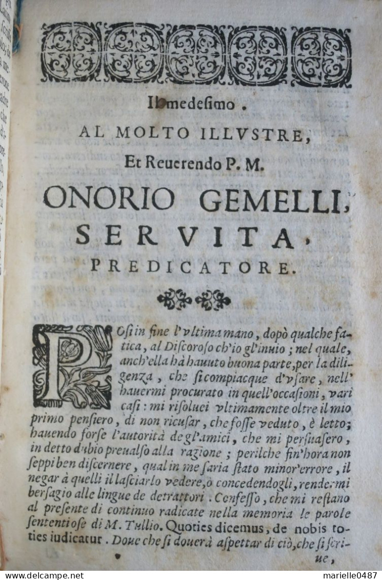 CHEVALERIE. Milan 1649 - VALMARANA - Modo Del Far Pace In Via Cavaleresca, E Christiana - Libri Antichi