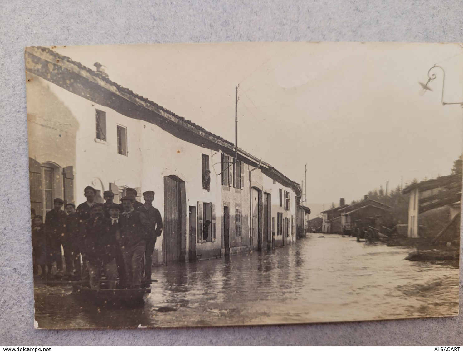 Innondations Dans Un Village Lorrain , Meuse Ou Meurthe Et Moselle - A Identifier
