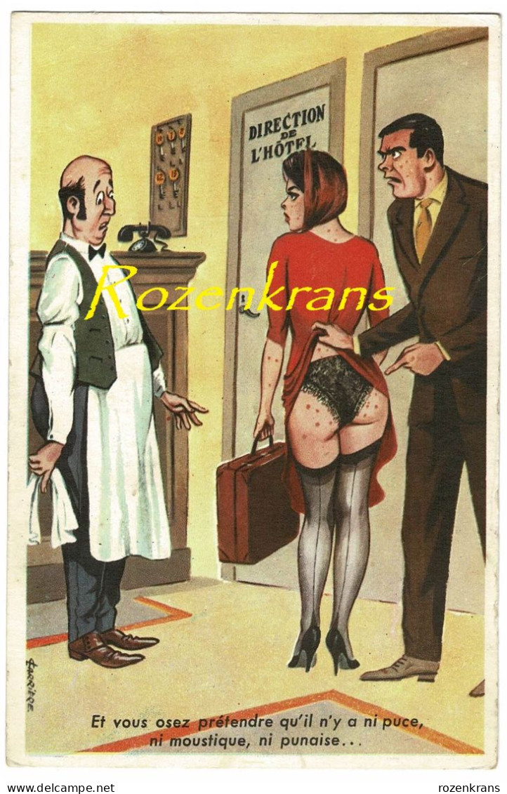 CPA Illustrator Illustrateur Louis Carriere Humour Pin Up Lady Girl Fesses Buttocks Bas Porte-Jarretelles - Carrière, Louis