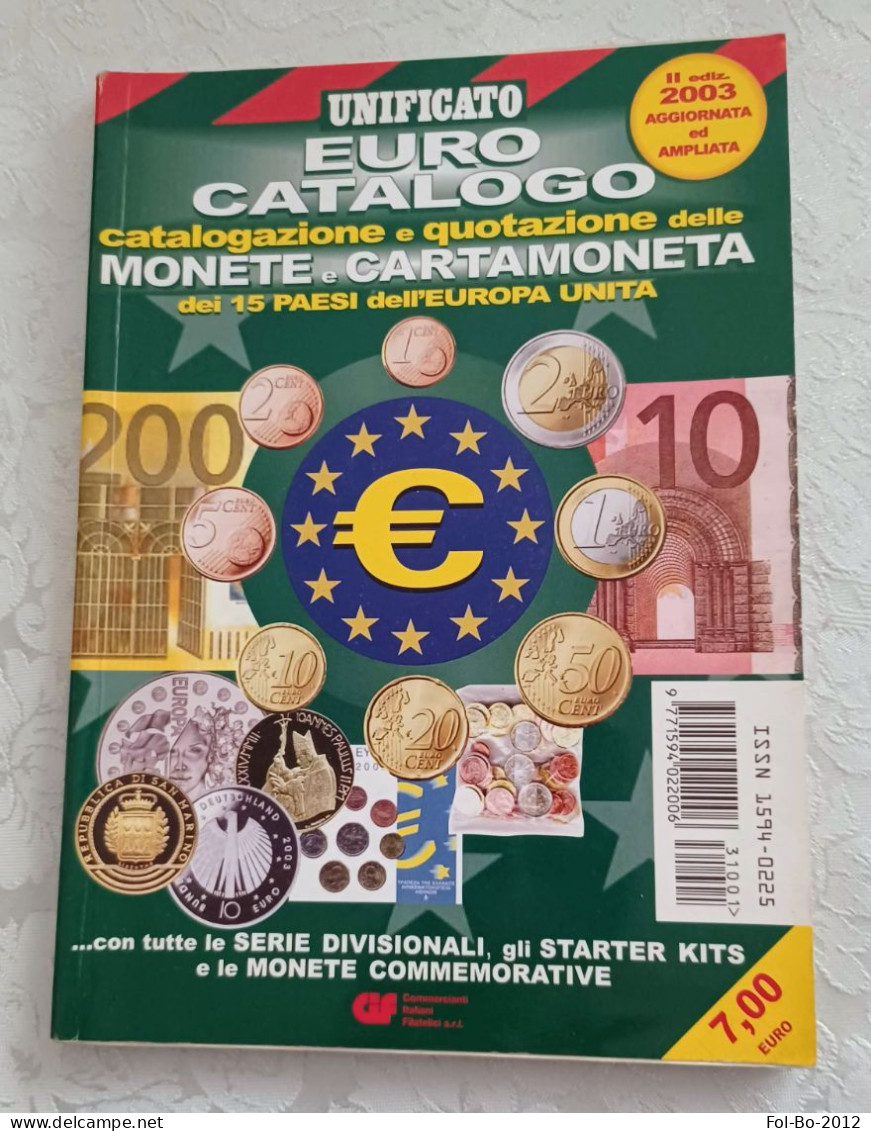 Unificato Euro  Catalogo 2003 - Books & Software