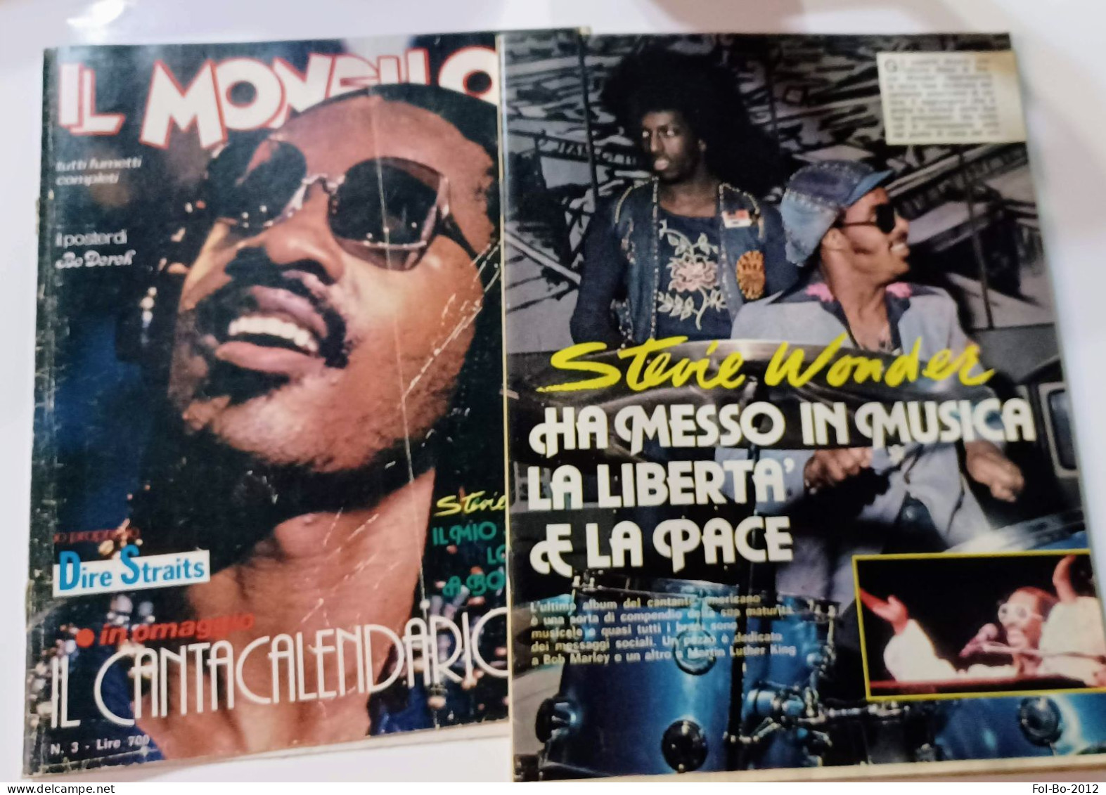 Il Monello N 3,1981 +poster Stevie Wonder Marylin. - Premières éditions