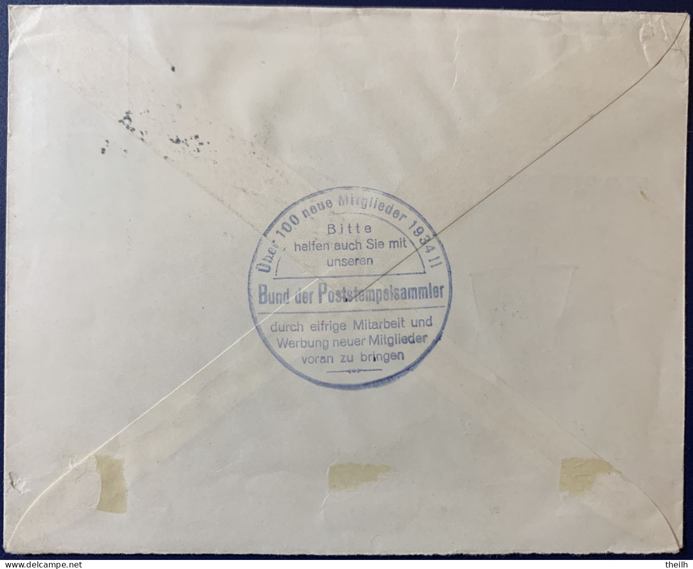 Ganzsache Privat Briefumschlag, Hansaposta Hamburg, 1935 - Private Postal Stationery