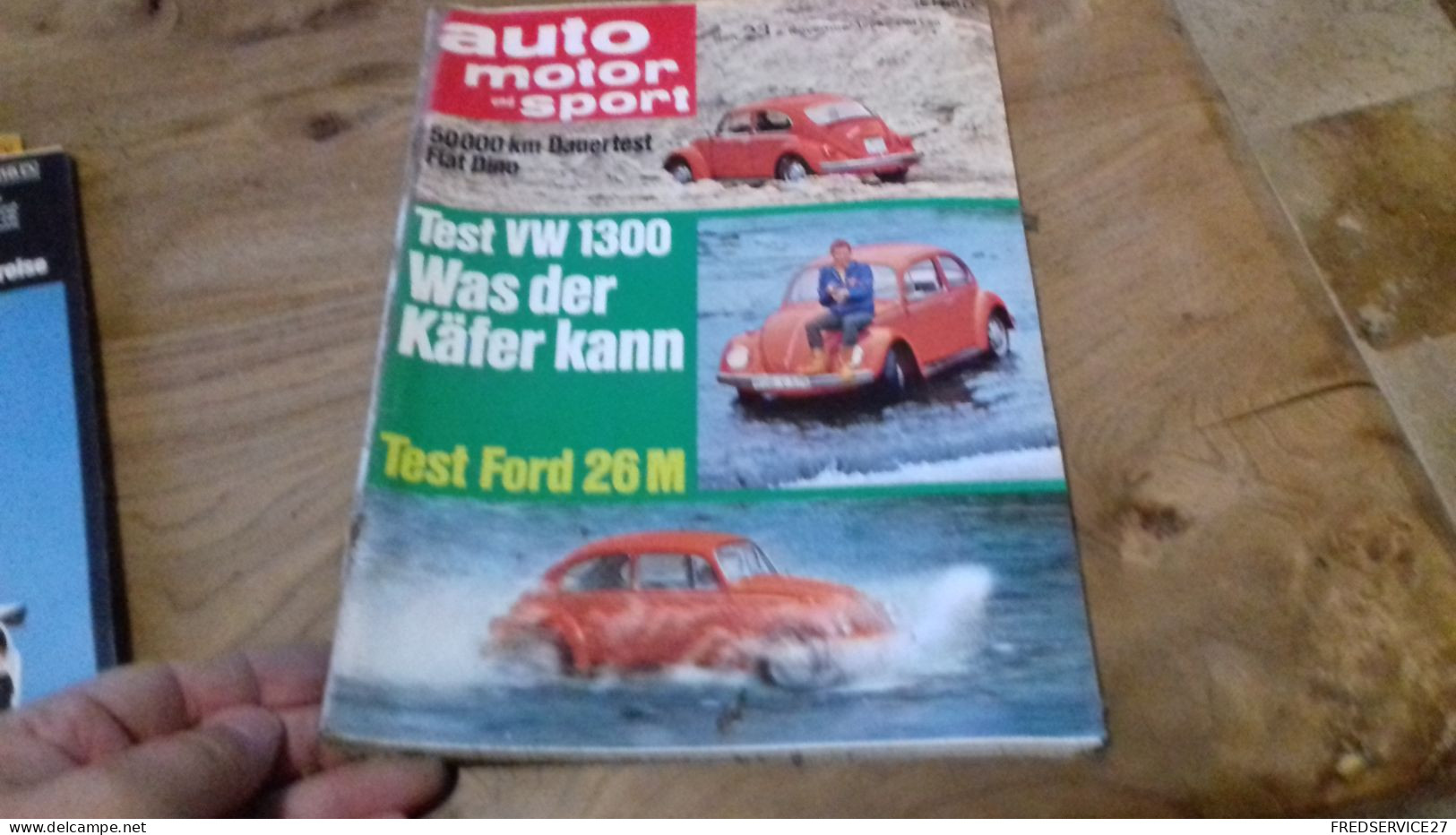 142 / AUTO MOTOR UND SPORT N° 23 1969 TEST COCCINELLE VW 1300 WAS DER KAFER KANN - Auto & Verkehr