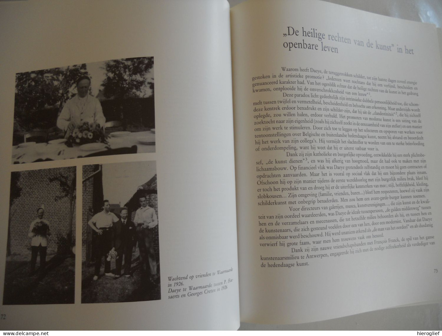 HIPPOLYTE DAEYE 1873-1952 - genese van een oeuvre monografie door b de visscher-daeye expressionisme ° Gent + Antwerpen
