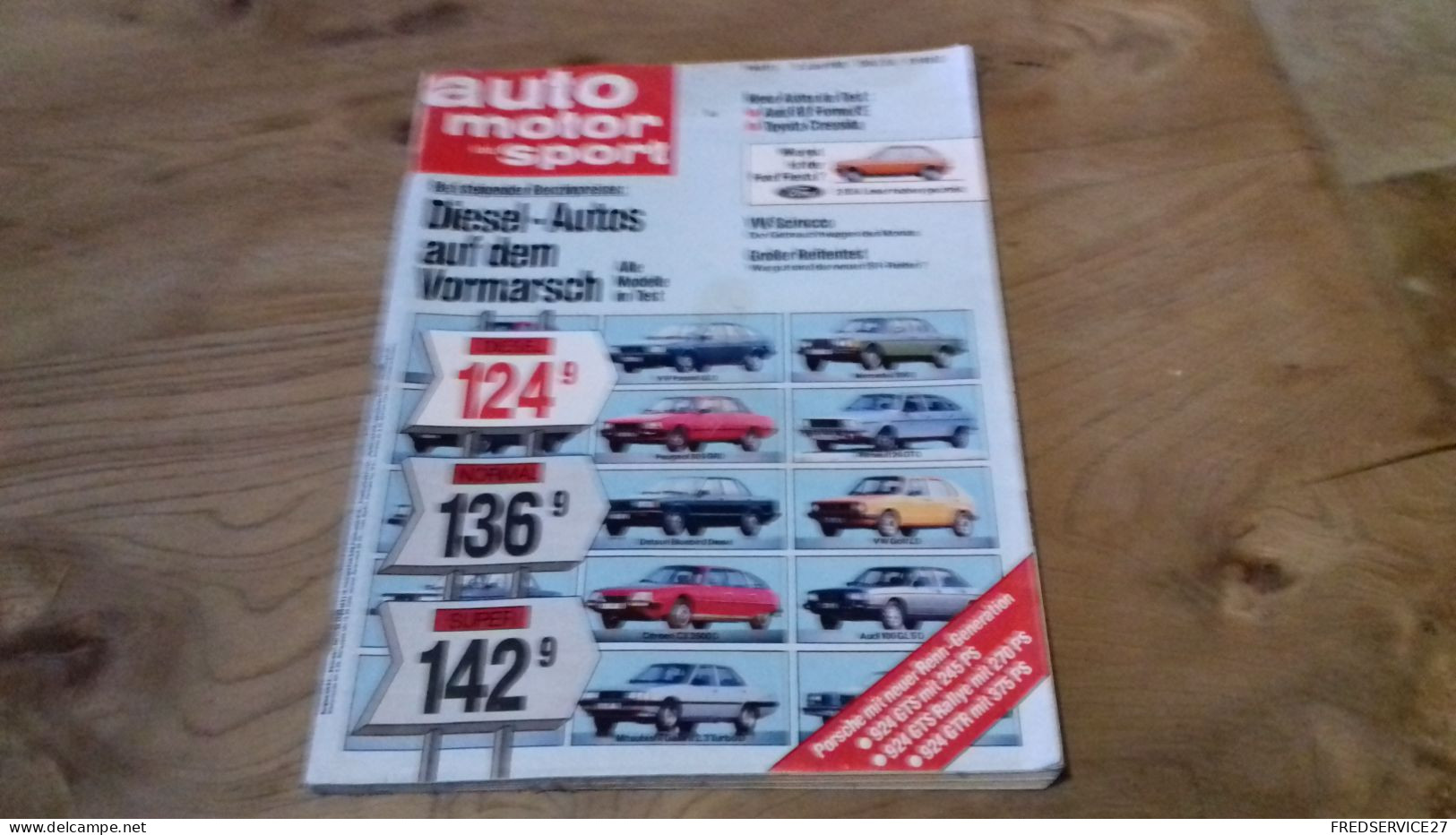 142 / AUTO MOTOR UND SPORT N°11 1981 AUDI 80 FORMEL E / VW SCIROCCO / TOYOTA CRESSIDA - Automobile & Transport