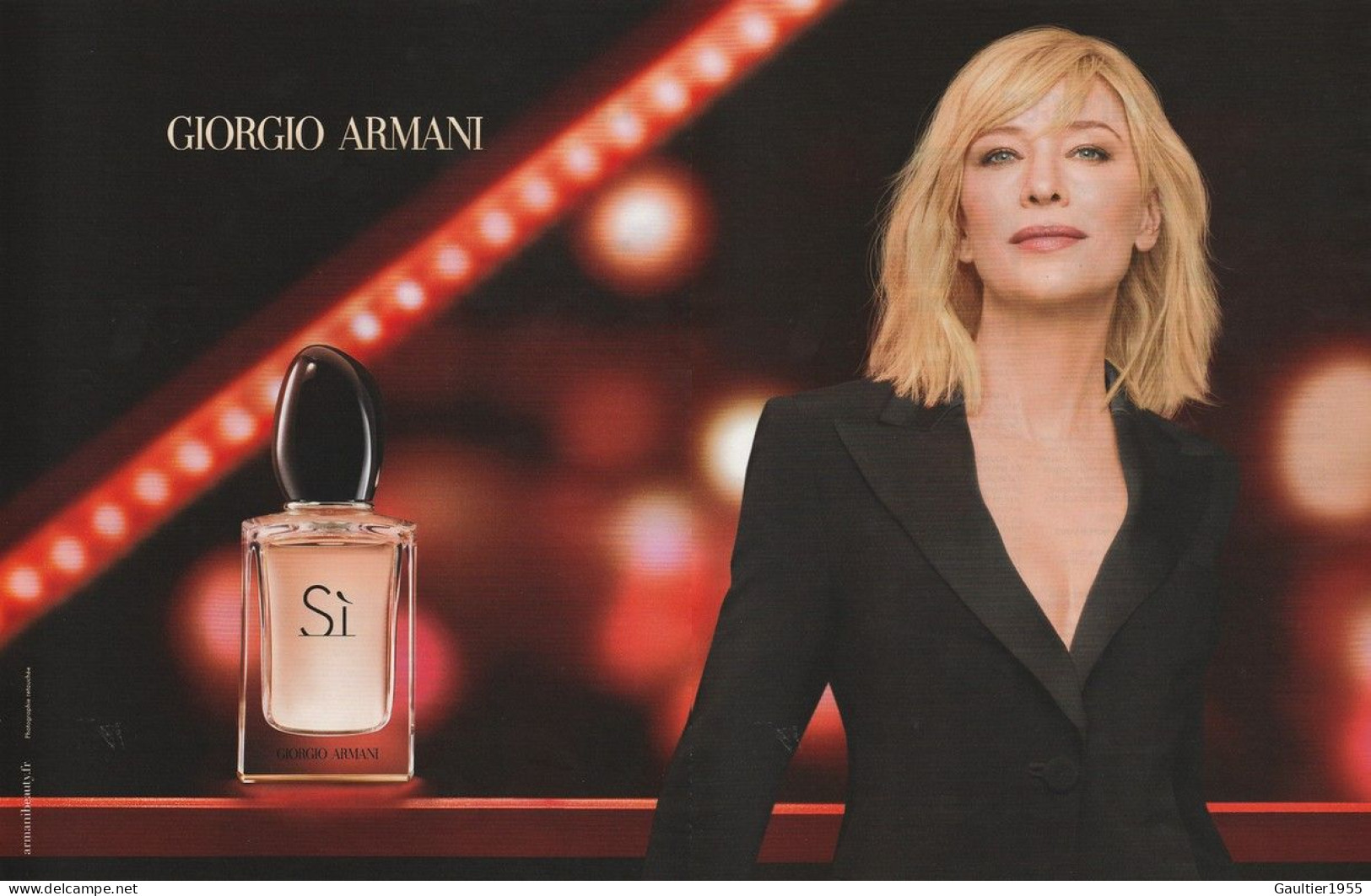 Publicité Papier - Advertising Paper - Armani 2 Pages - Publicités Parfum (journaux)
