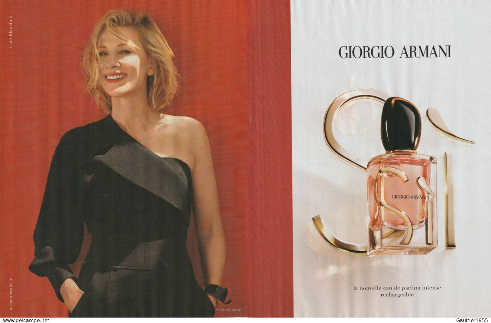 Publicité Papier - Advertising Paper - Armani 2 Pages - Publicités Parfum (journaux)