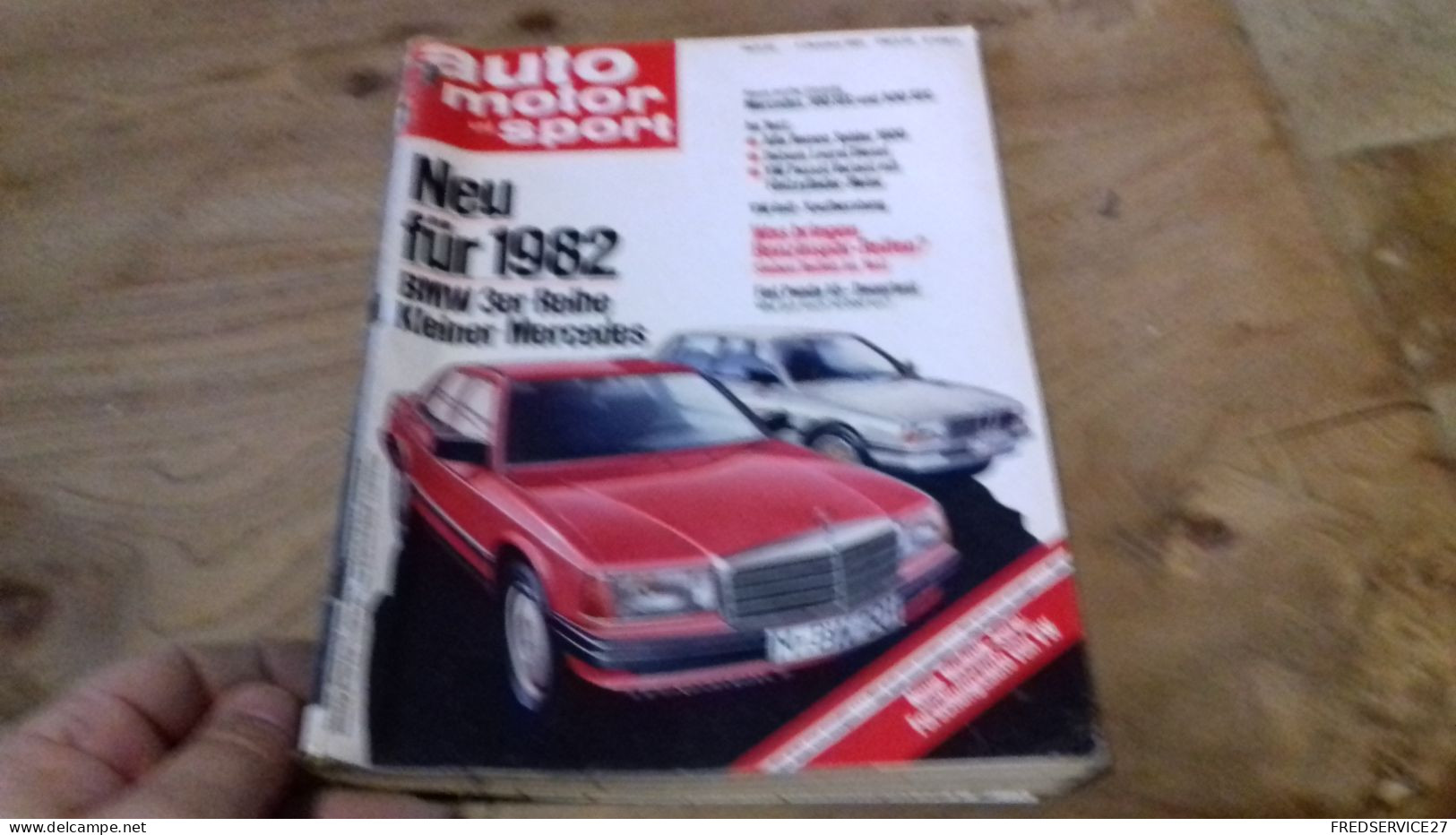 142 / AUTO MOTOR UND SPORT N°20 1981 ALFA ROMEO SPIDER 1600 / DATSUN LAUREL DIESEL ECT - Auto En Transport