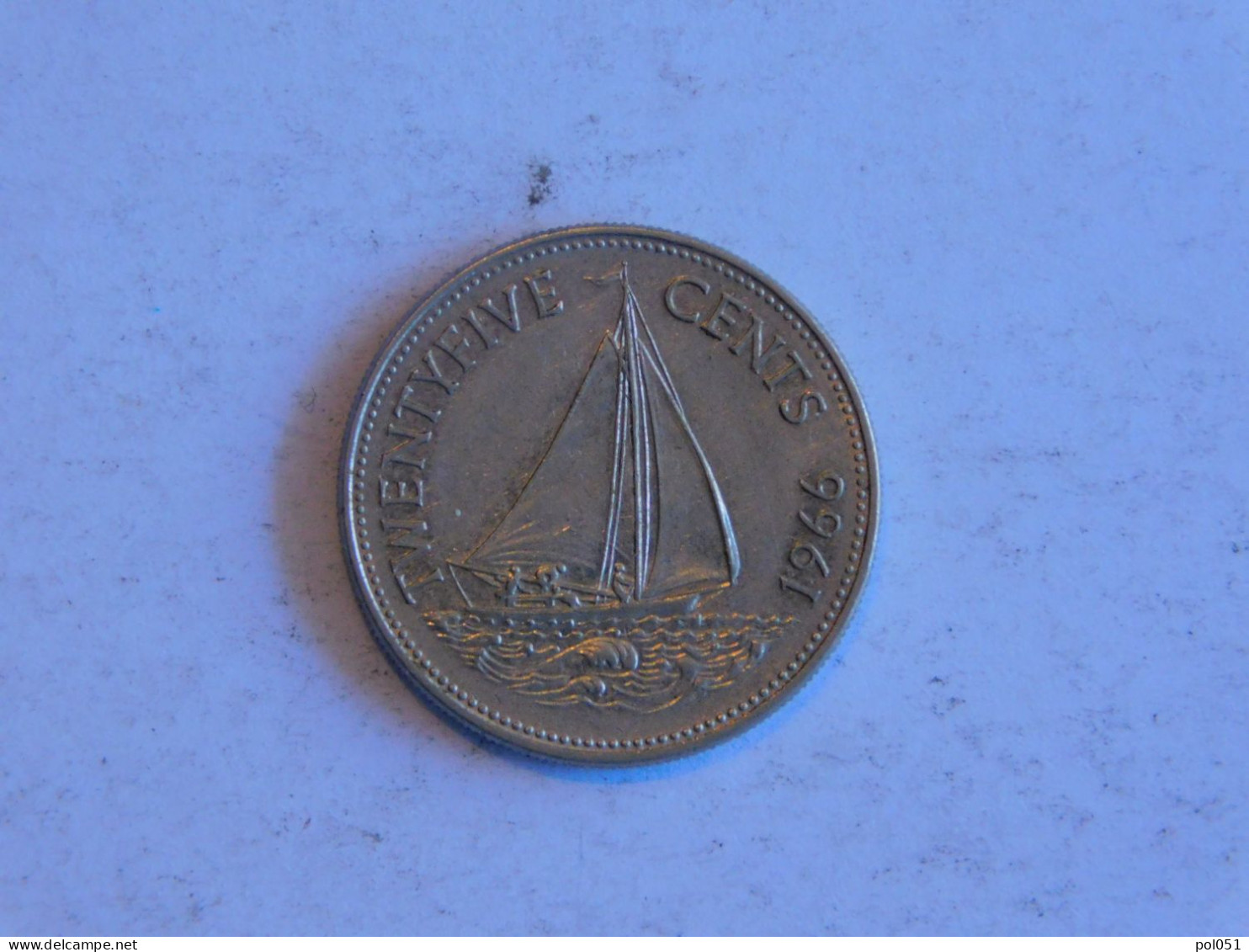 Bahamas Bahama 25 Twenty Five Cents 1966 - Bahamas