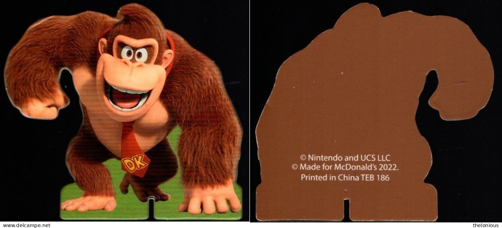 # Donkey Kong Scimmia Gorilla 2022 Gadget McDonald's Senza Piedistallo - Jeux Vidéo