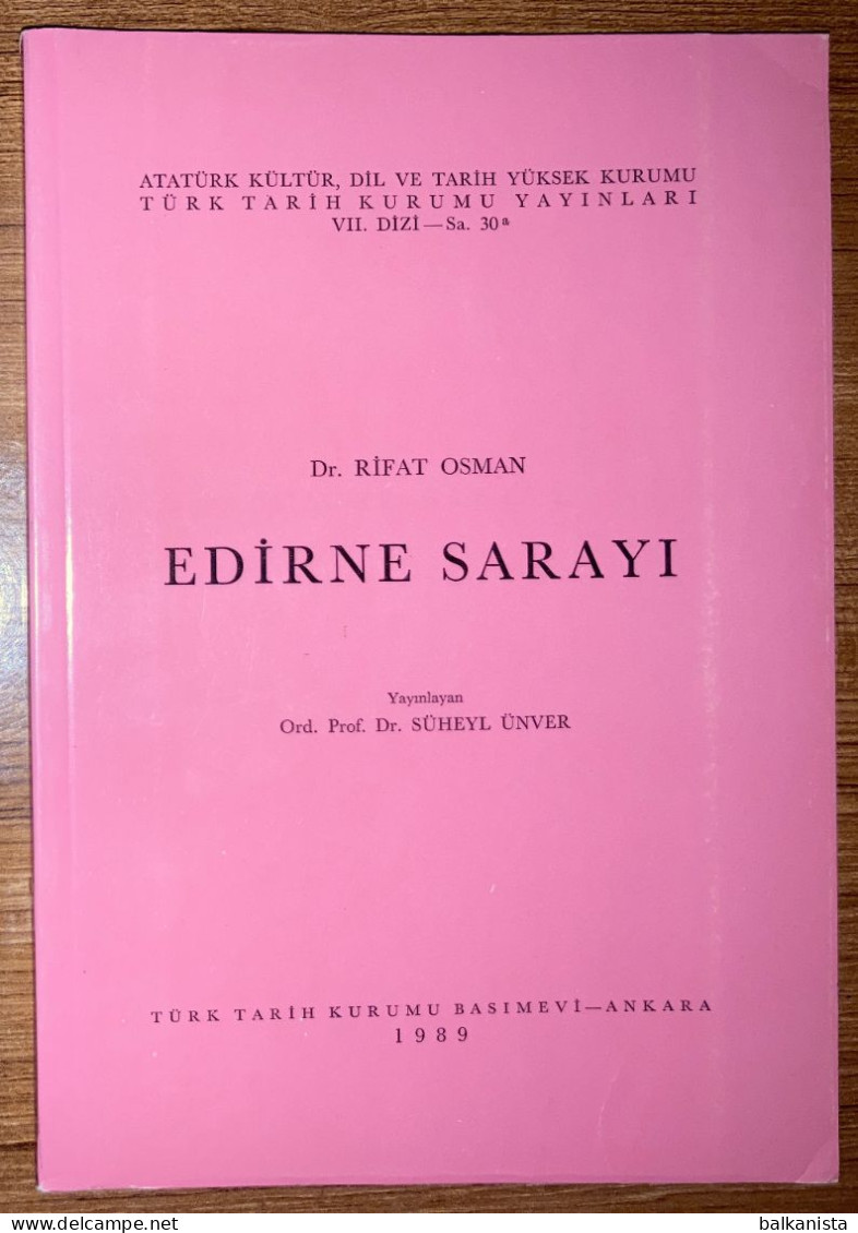 Edirne Sarayi Rifat Osman Ottoman Turkish History Adrianople - Midden-Oosten