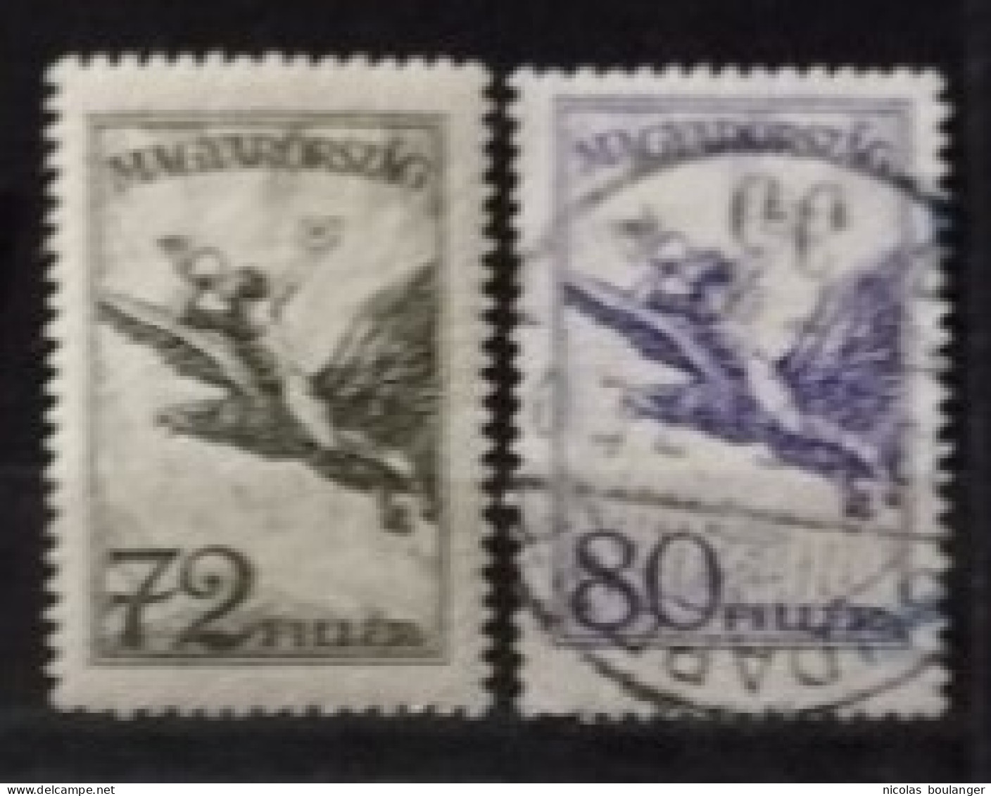 Hongrie 1927-1930 / Yvert Poste Aérienne N°19-20 / ** Et Used - Gebraucht