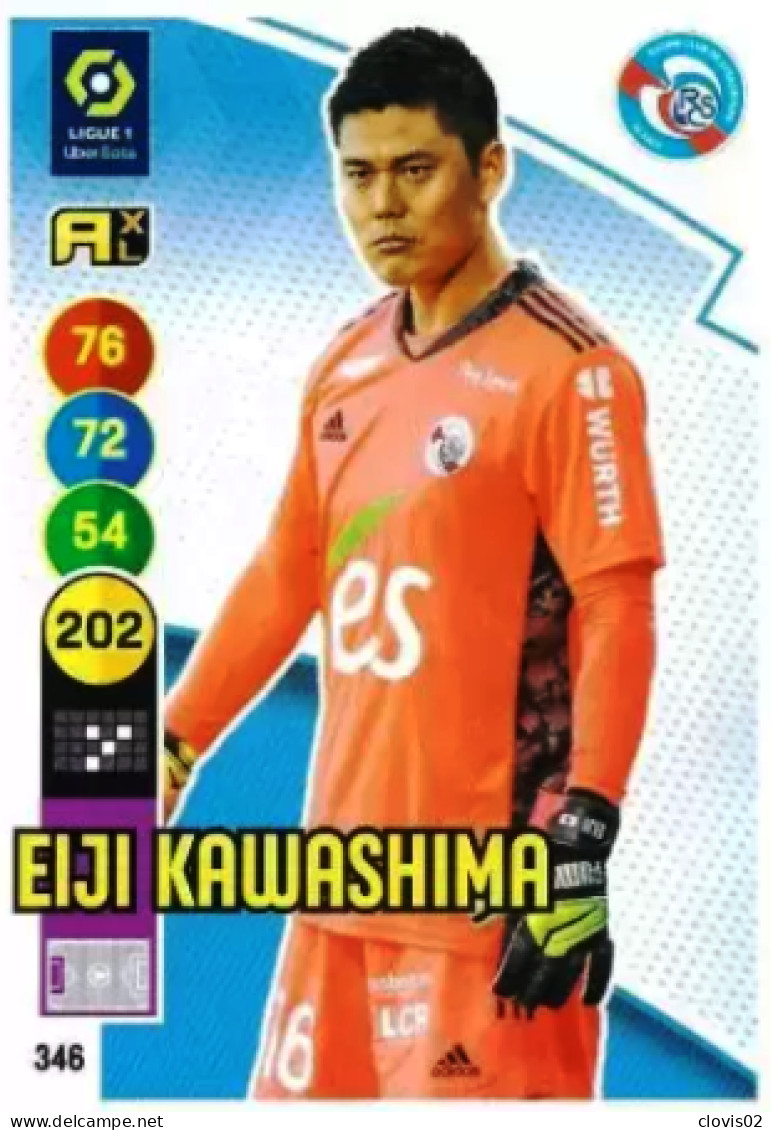 346 Eiji Kawashima - RC Strasbourg - Panini Adrenalyn XL LIGUE 1 - 2021-2022 Carte Football - Trading Cards