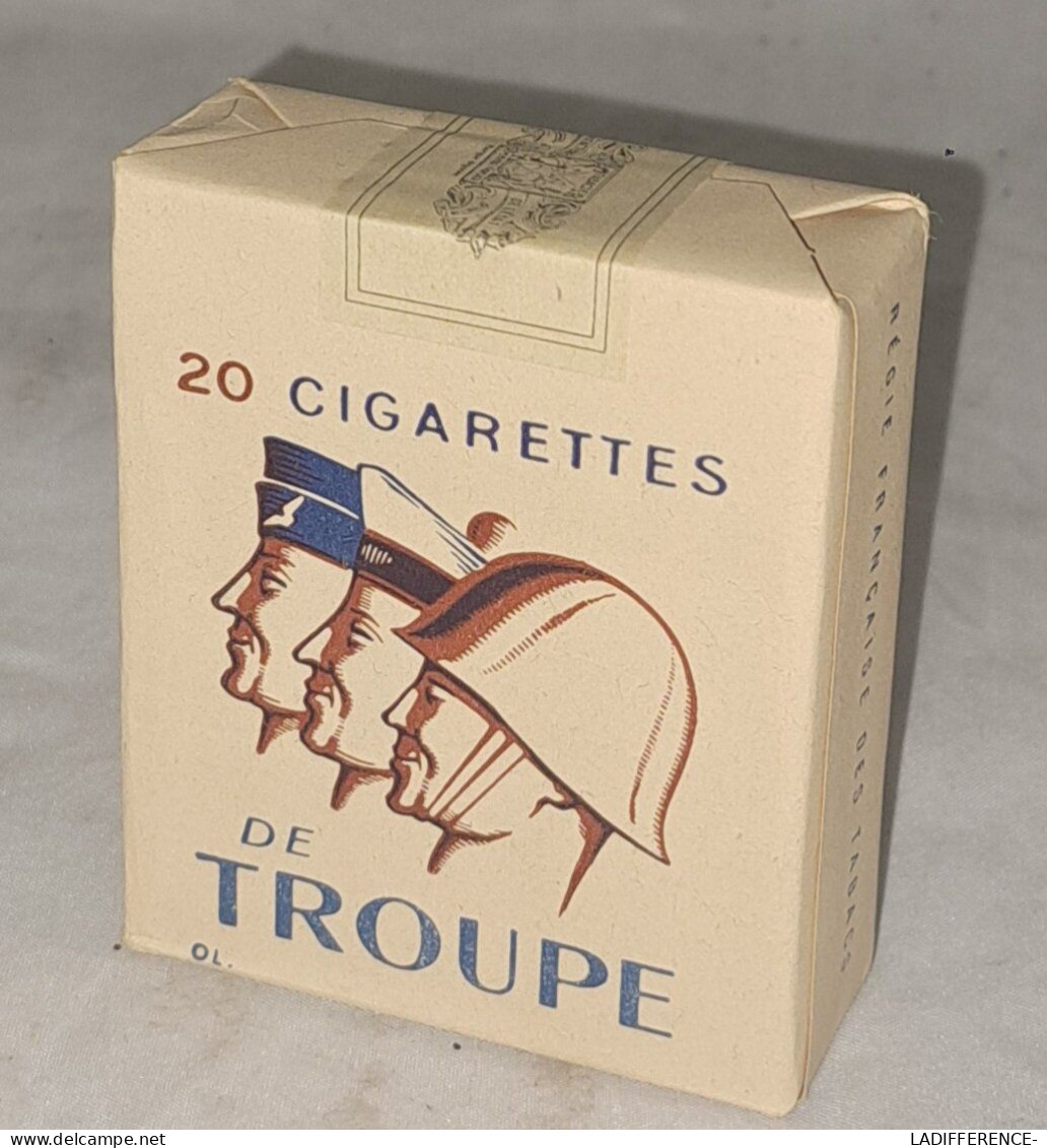 Paquet 20 Cigarettes De Troupe Post War Armée Française - Equipement