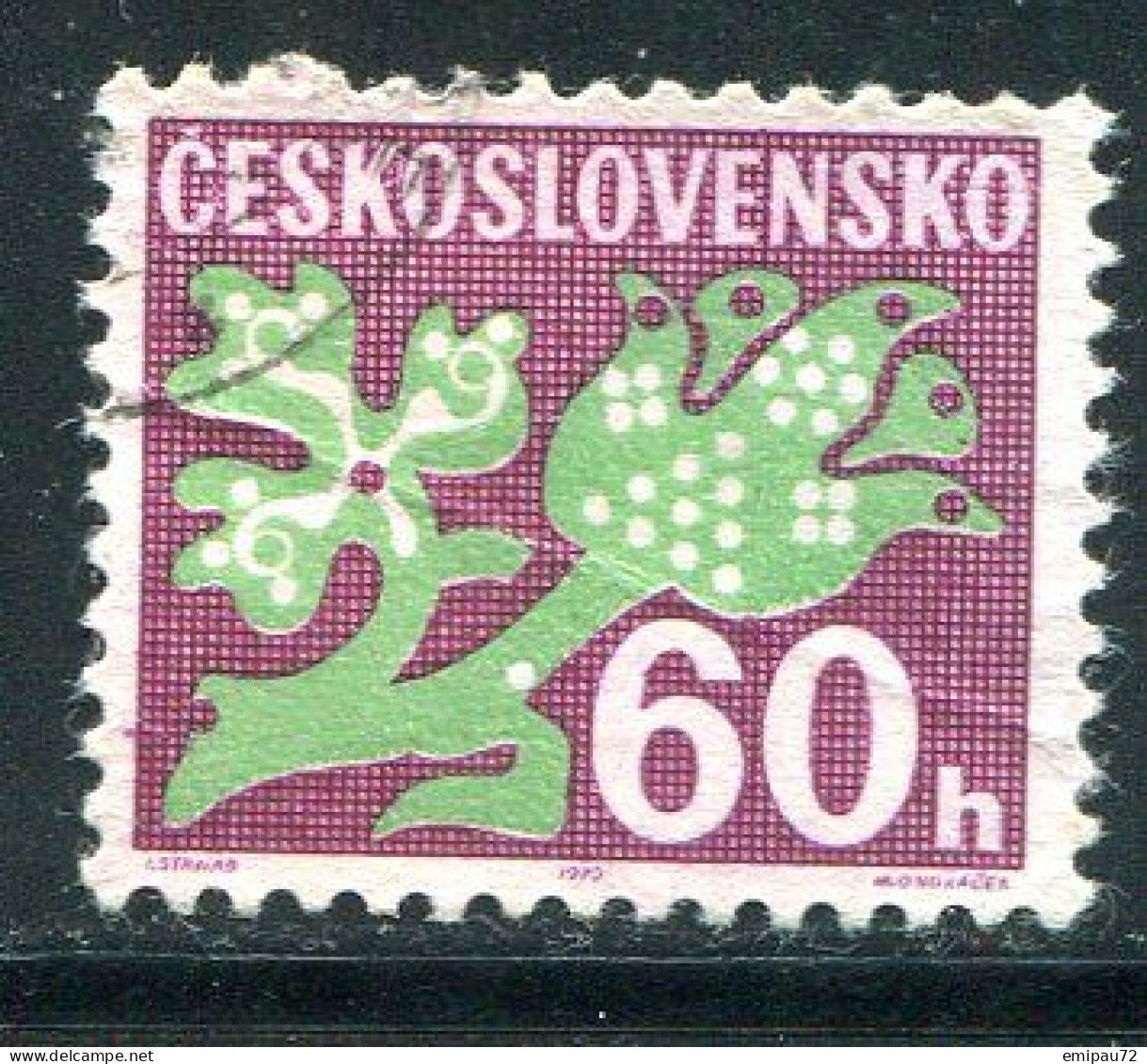 TCHECOSLOVAQUIE- Taxe Y&T N°106- Oblitéré - Timbres-taxe