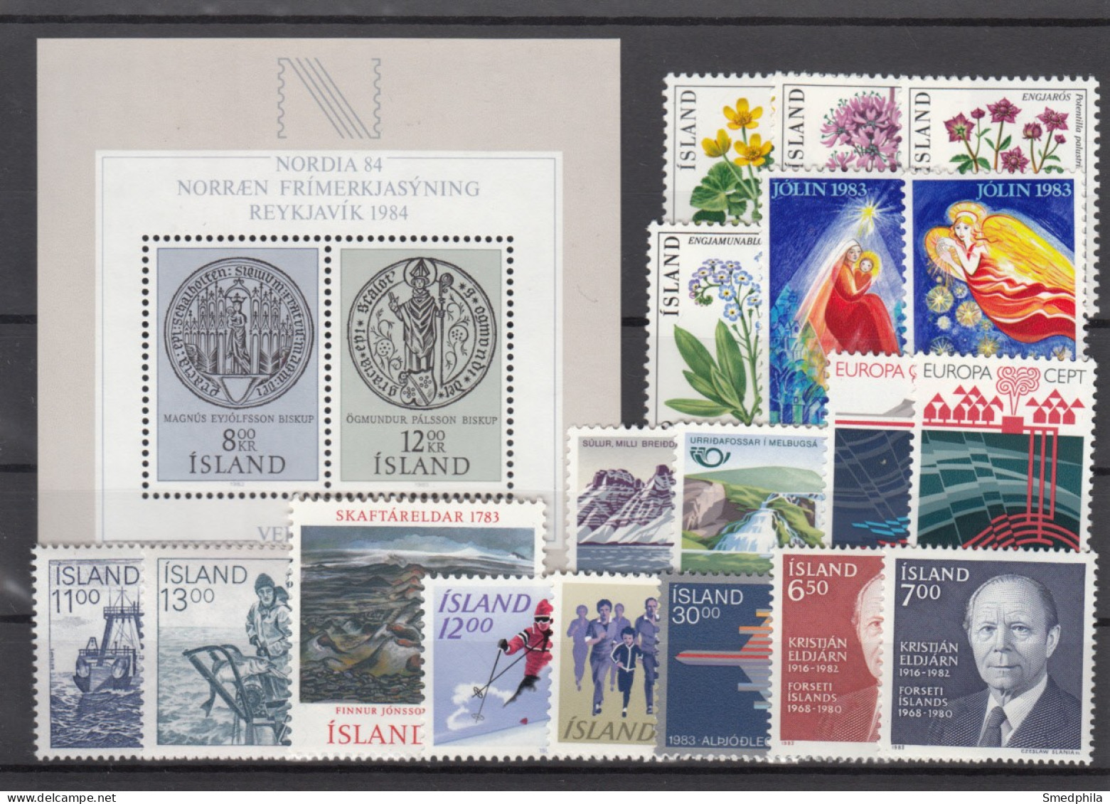 Iceland 1983 - Full Year MNH ** - Komplette Jahrgänge