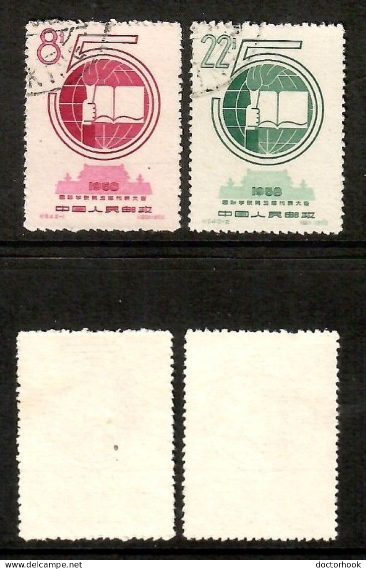 PEOPLES REPUBLIC Of CHINA   Scott # 370-1 USED (CONDITION AS PER SCAN) (Stamp Scan # 1006-6) - Used Stamps