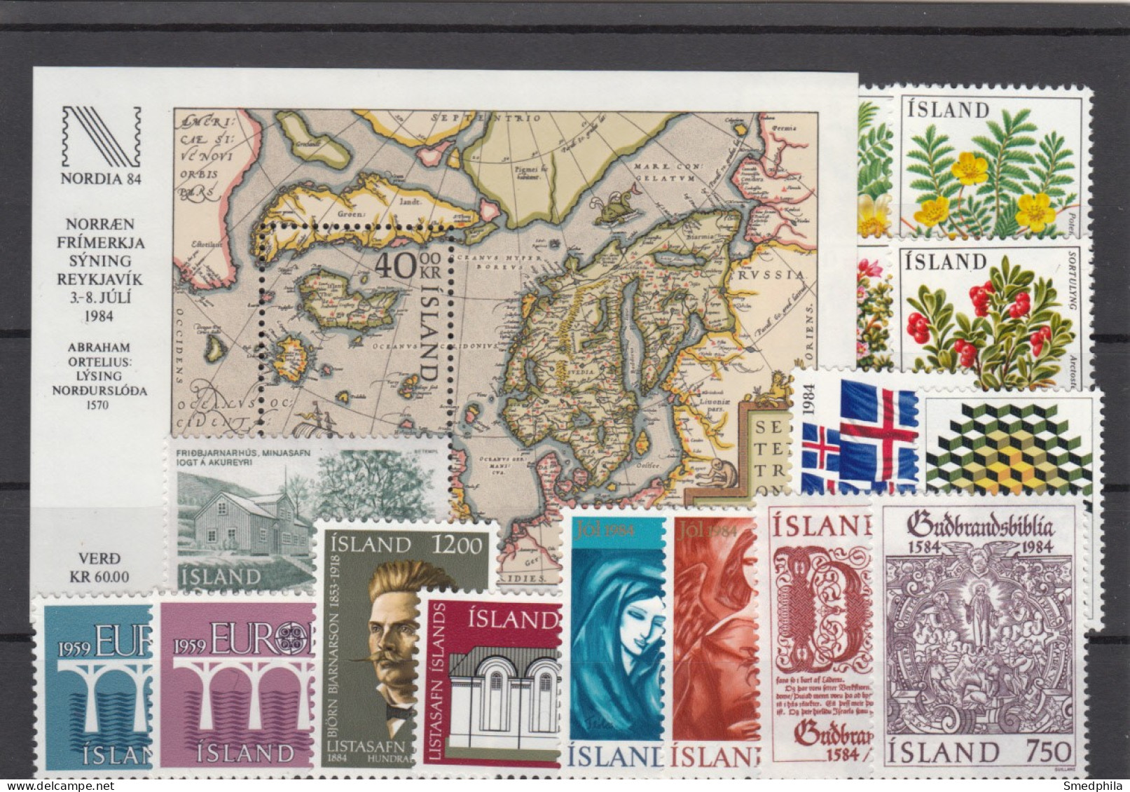 Iceland 1984 - Full Year MNH ** - Full Years