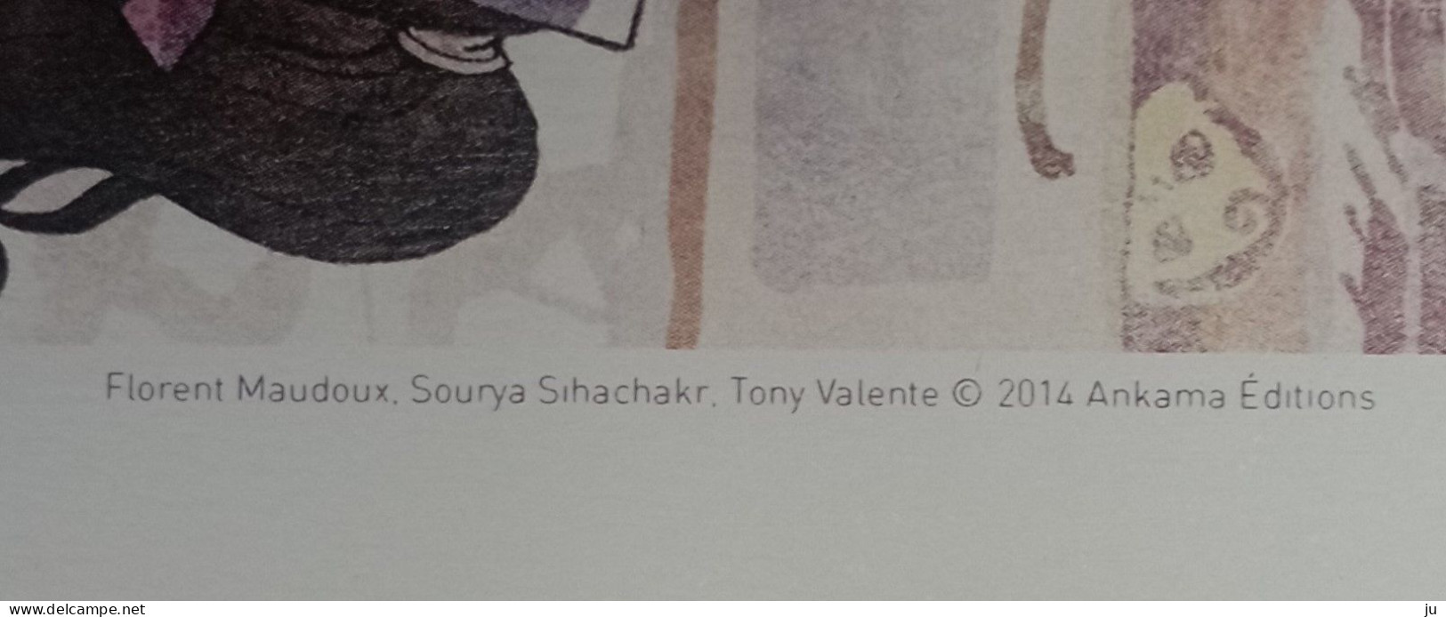 Florent Maudoux / Sourya Sihachakr / Tony Valente Freaks' Squeele, Rouge, Radiant - (2014) - Sérigraphies & Lithographies