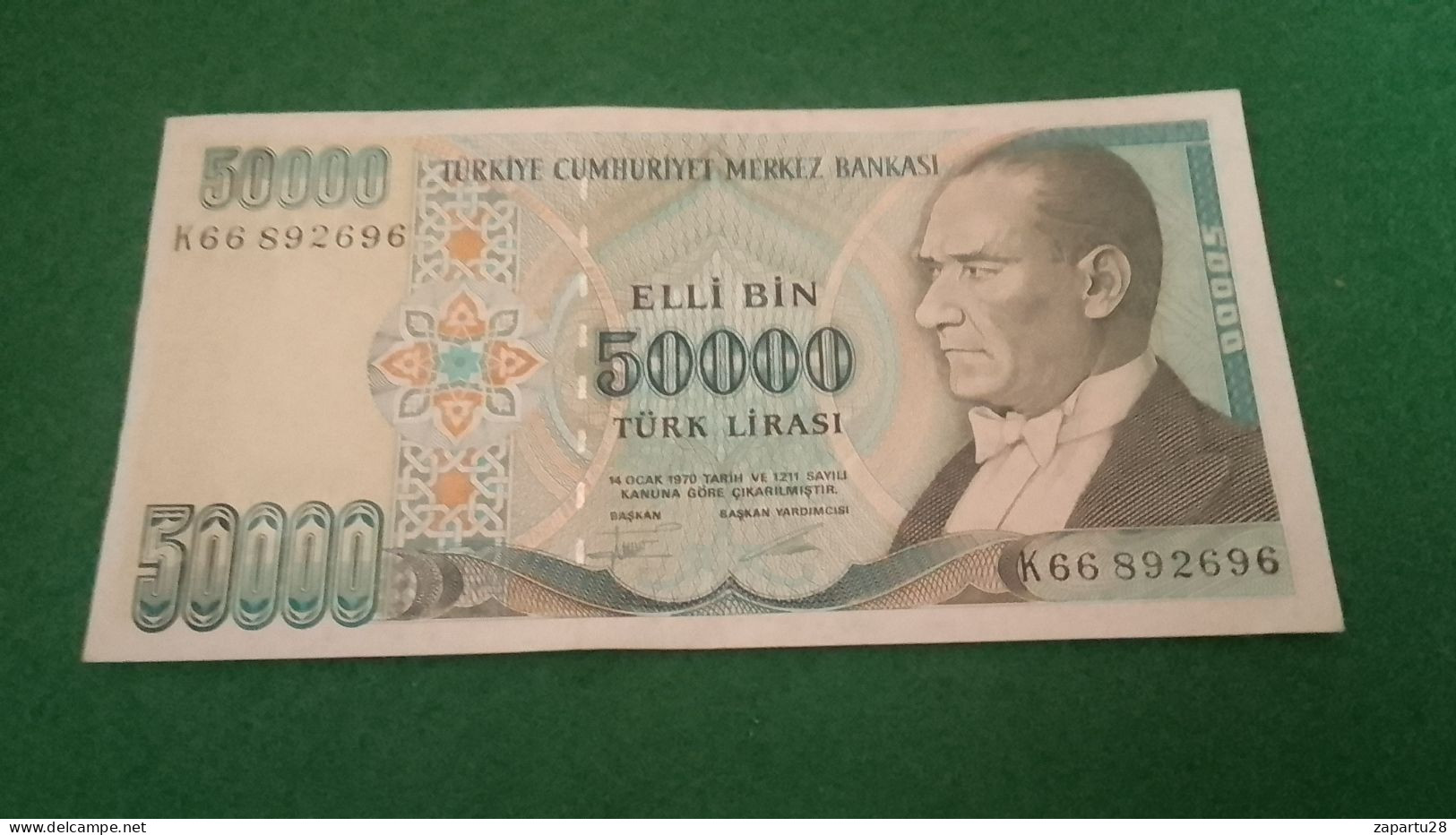 TÜRKİYE- 7. EMİSYON  50000 TL      -AU- - Turquie