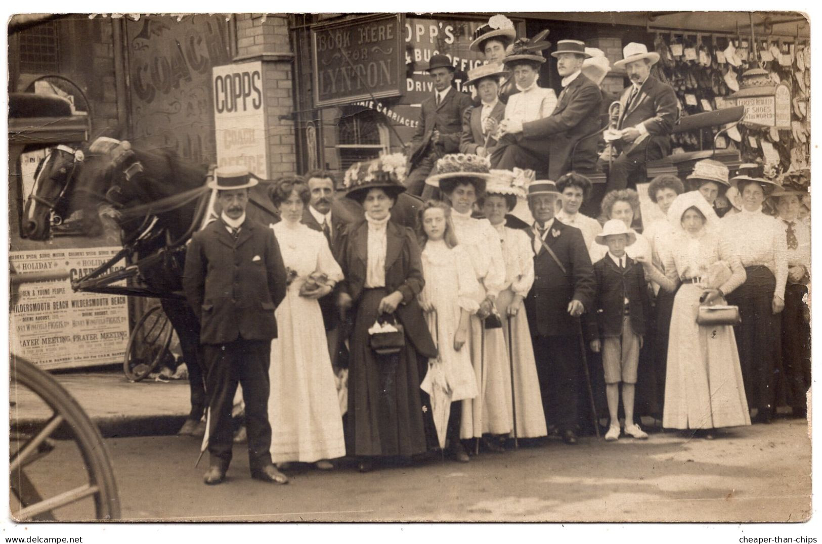 ILFRACOMBE - Coach Party - Plymouth Higher Gradiens - RPPC - Ilfracombe