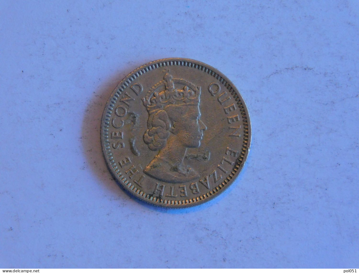 Territoires Britanniques Des Caraïbes EAST CARIBBEAN 25 Twenty Five Cents 1955 - Caraibi Britannici (Territori)