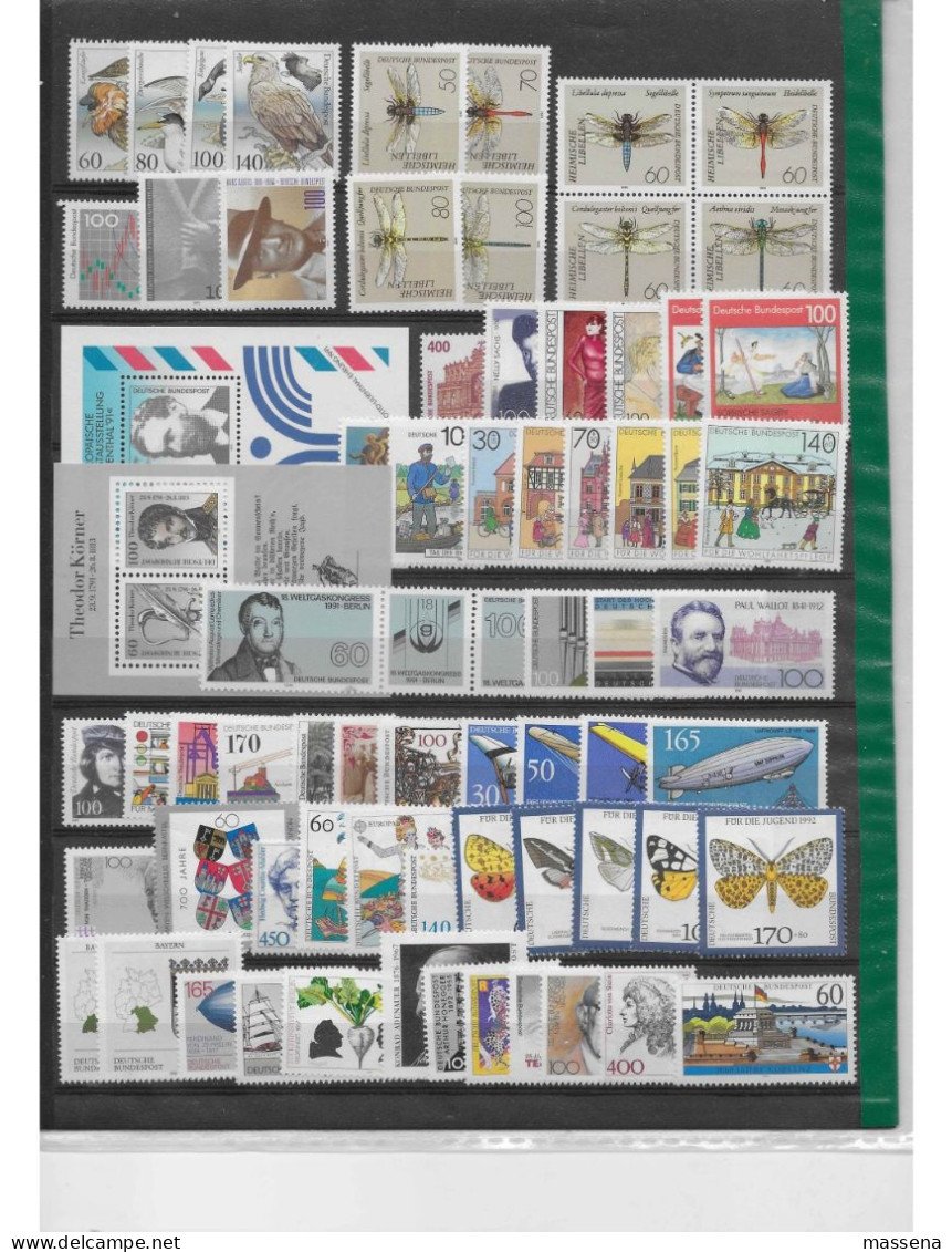 LOT DE TIMBRES NEUFS**LUXE ,1986,1990,1992 - Unused Stamps