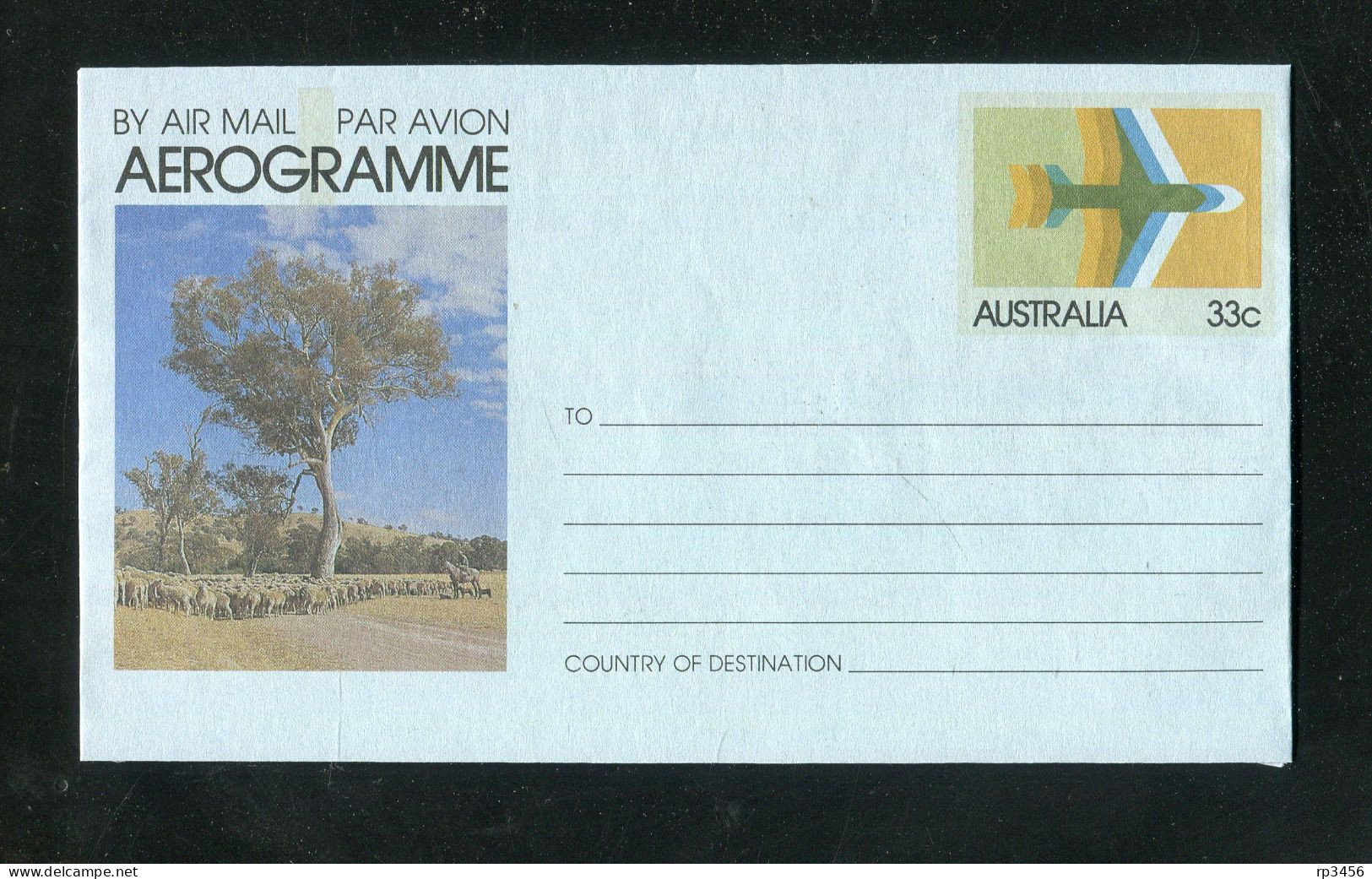 "AUSTRALIEN" Aerogramm Nr. A 54 ** (2263) - Aérogrammes