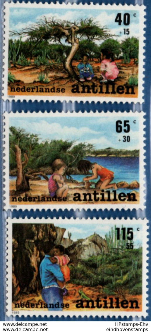 Dutch Antilles 1989 Youth And Nature 3 Val MNH 2202.1551 Ned. Antillen - Protection De L'environnement & Climat
