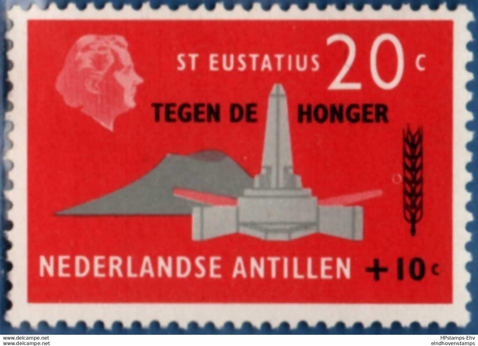 Dutch Antilles 1963 Combat Agaunst Hunger Overprint 1 Value MNH H-63.01 Nederlandse Antillen - Gezamelijke Uitgaven