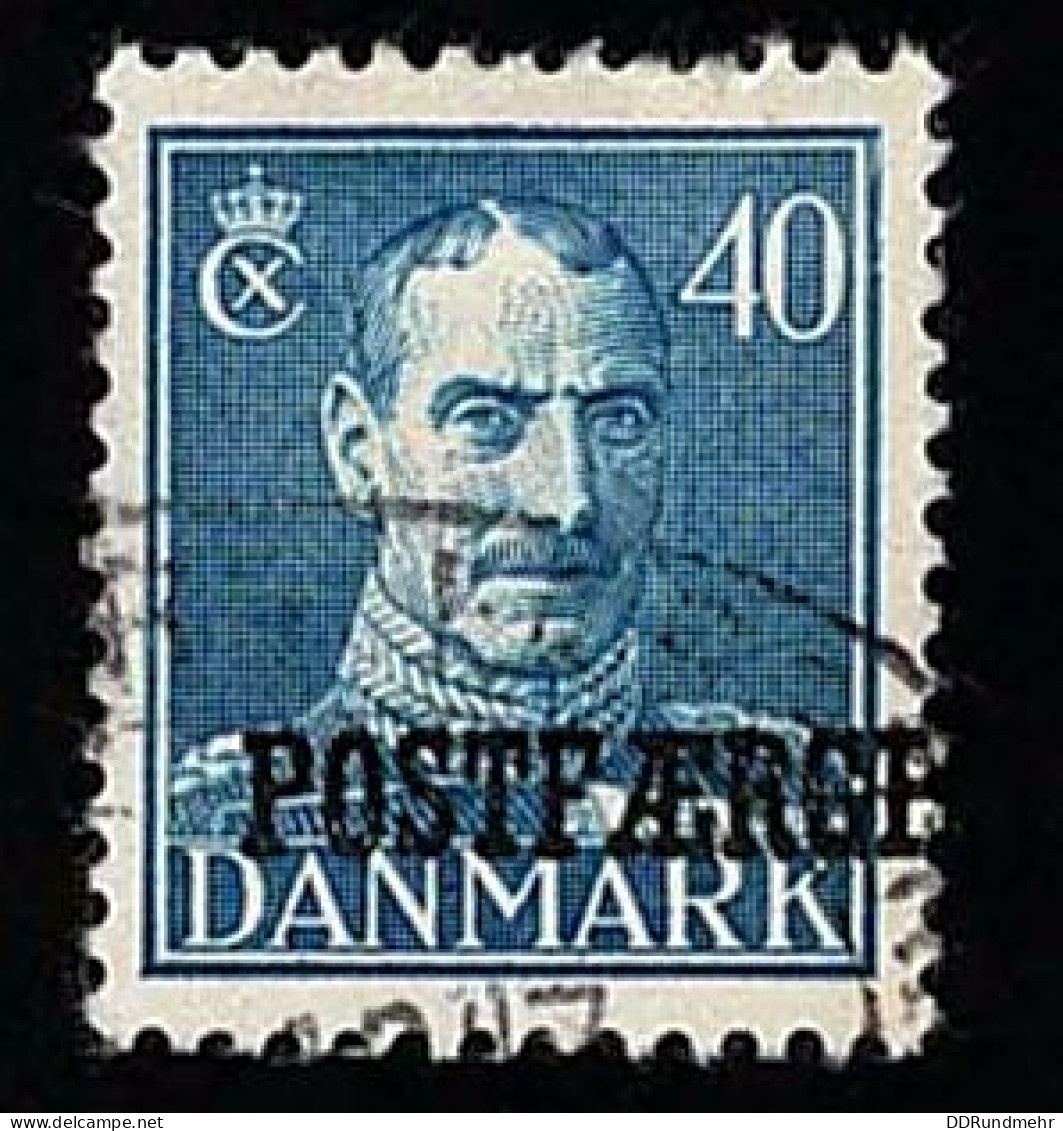 1945 King Christian X  Michel DK PK29 Stamp Number DK Q29 Yvert Et Tellier DK 302 Stanley Gibbons DK P347 Used - Paquetes Postales