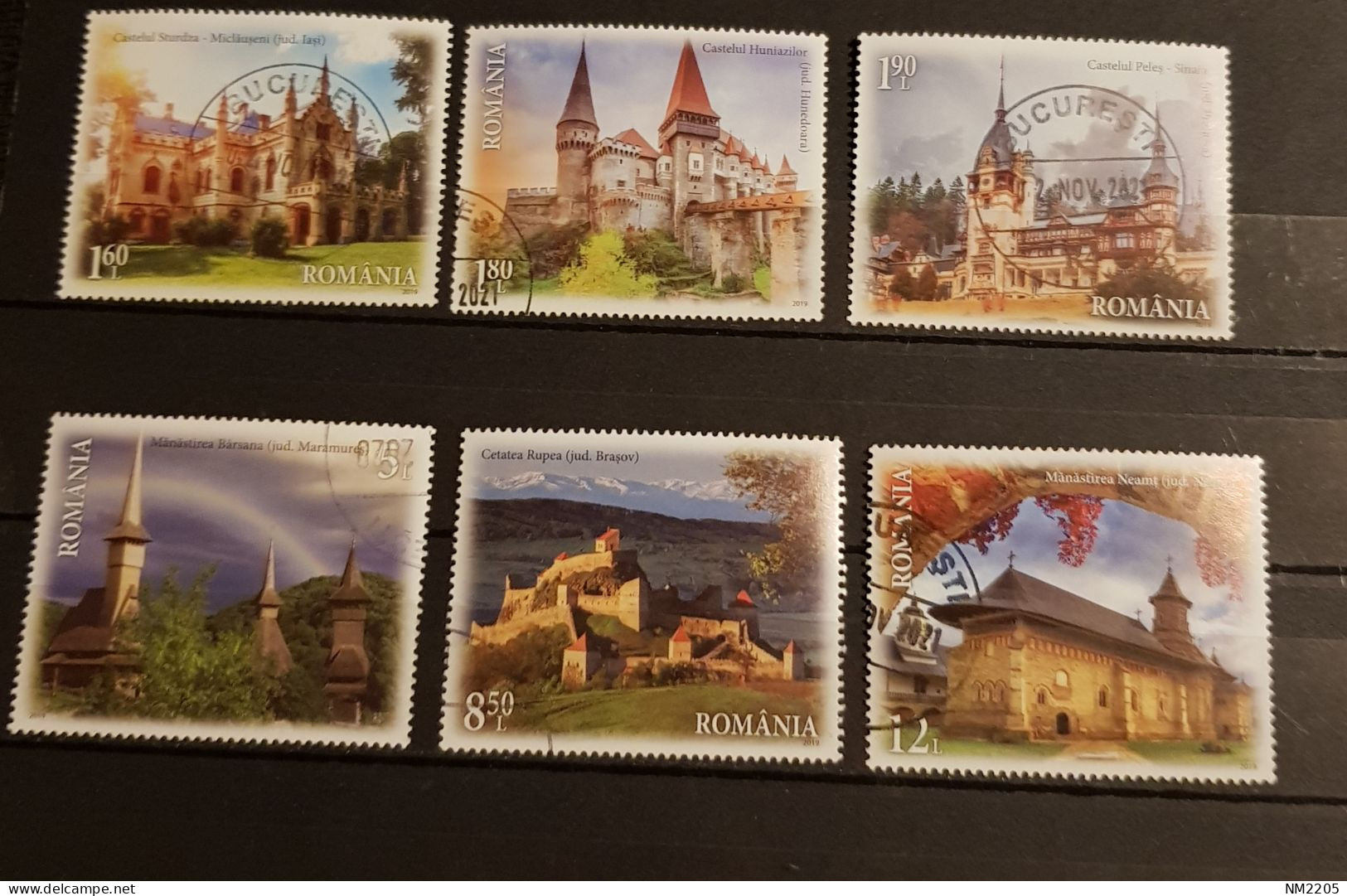 ROMANIA ARHITECTURE SET USED - Oblitérés