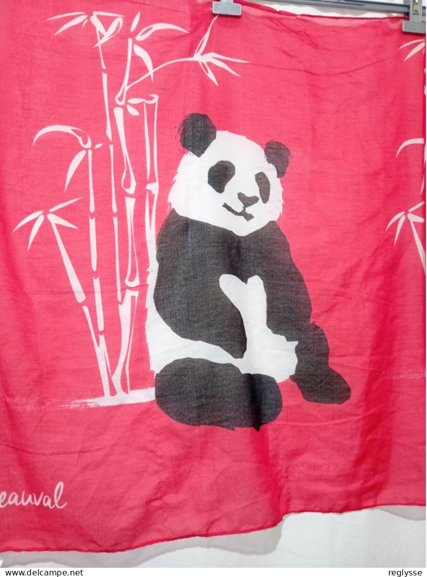 ECHARPE SOUVENIR ZOO DE BEAUVAL LES PANDAS - Scarves