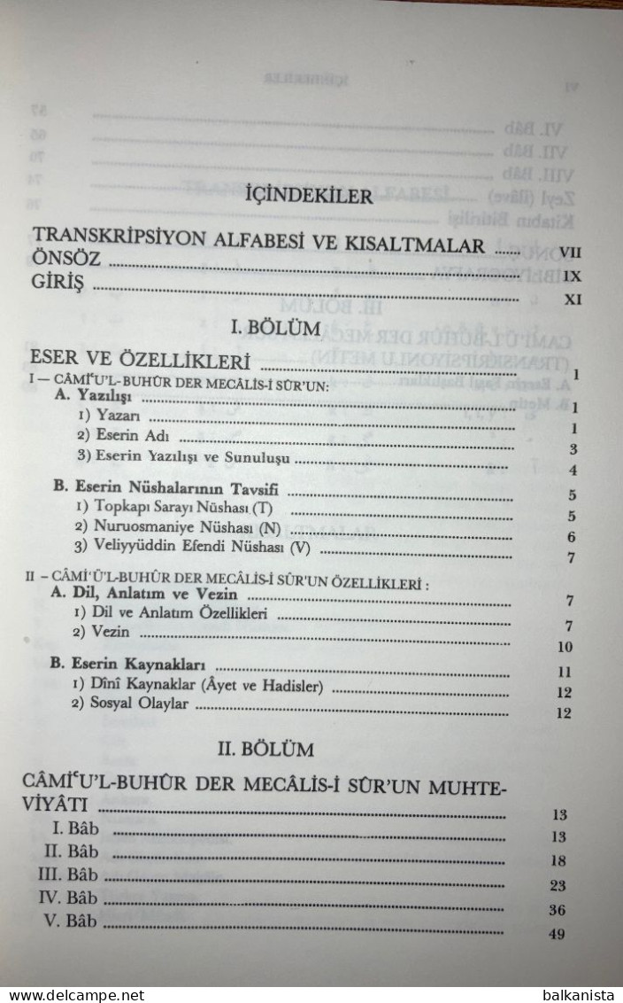 Camiu'l Buhur Der Mecalis-i Sur Gelibolulu Mustafa Ali Ottoman Turkish History - Cultura