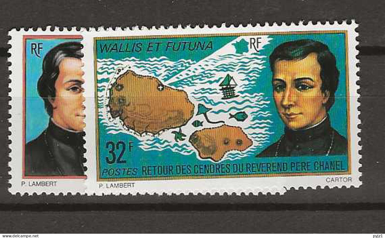 1977 MNH Wallis Et Futuna Mi 283-84 Postfris** - Neufs