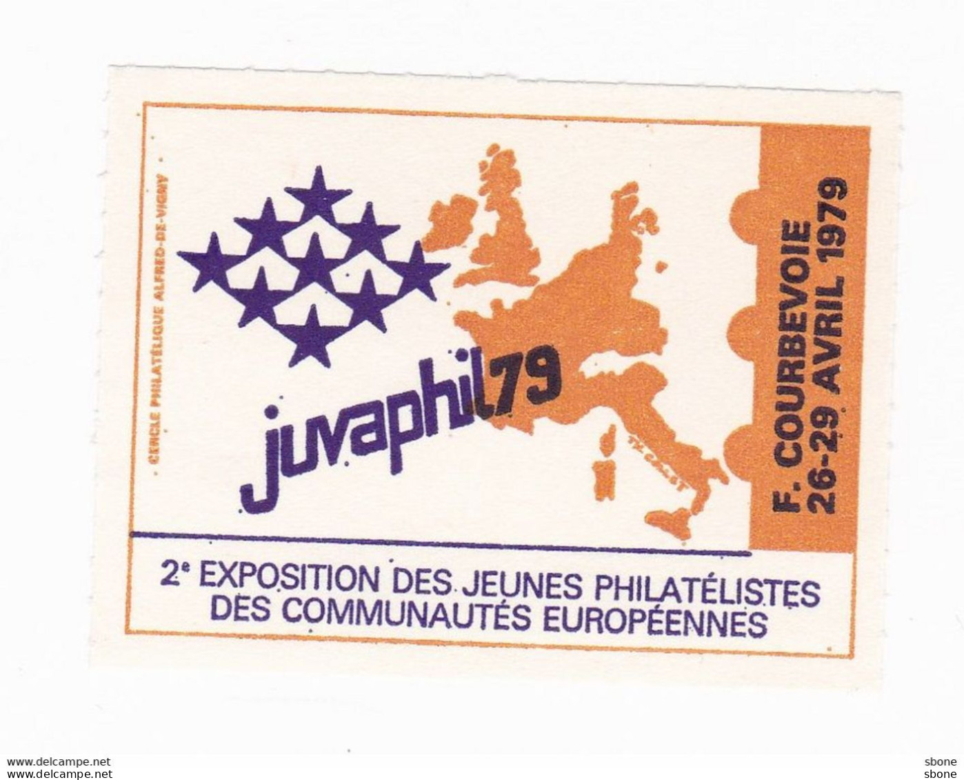 Vignette Juvaphil 79 - Exposition Des Jeunes Philatélistes Des Communautés Europ - Esposizioni Filateliche